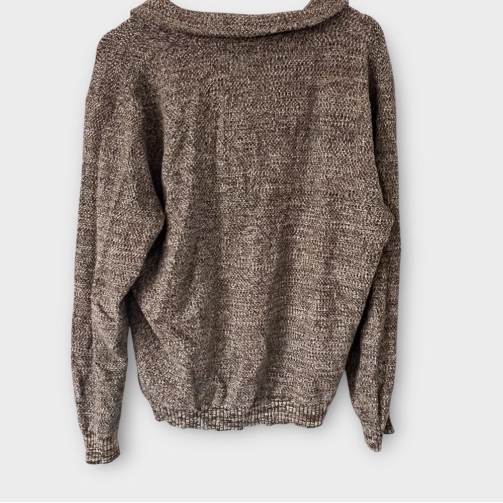 Le 31 by Simons Men’s Knit Cardigan Sweater Size M Brown Textured - Picture 3 of 12